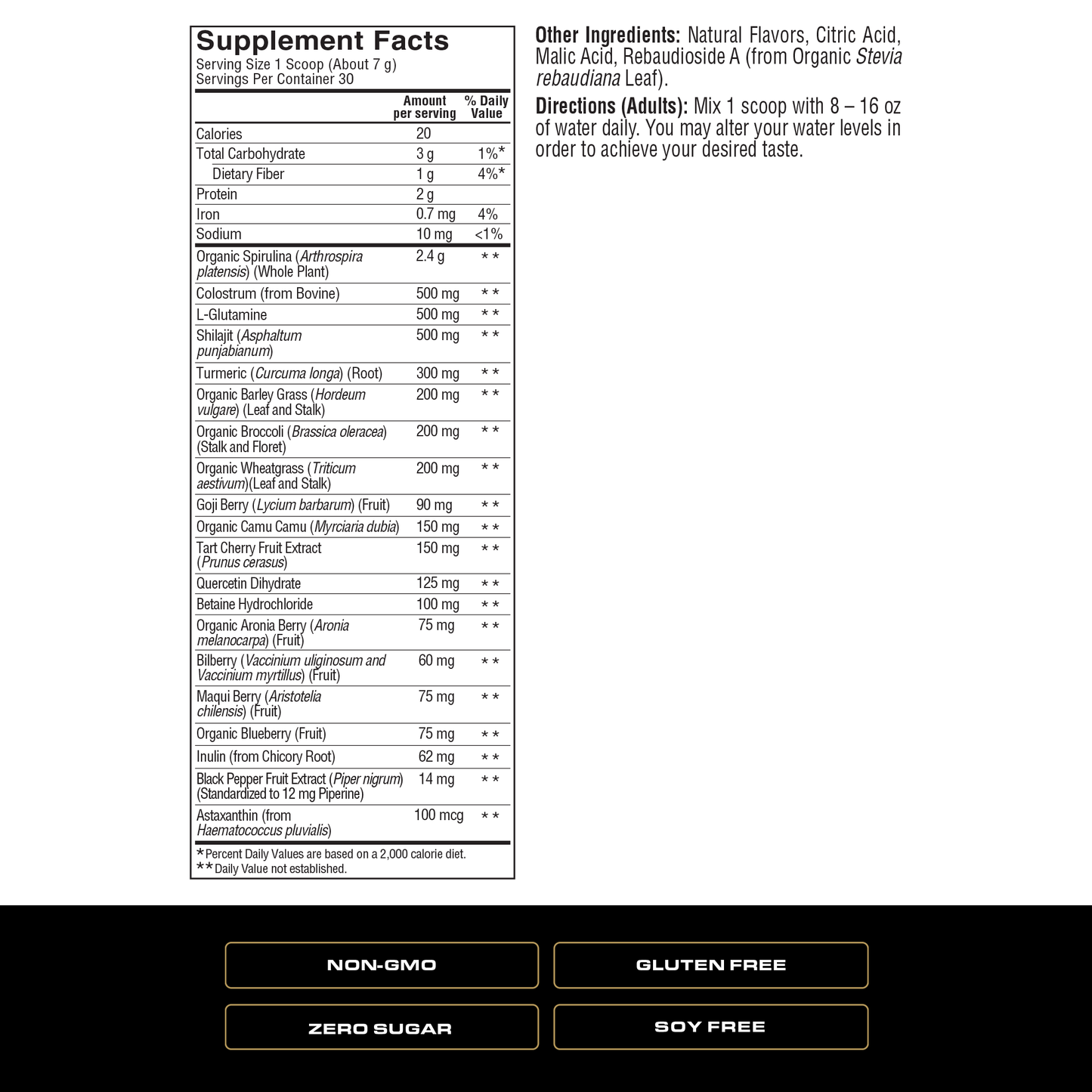 Spoken Greens 7.6oz - Berry Blast