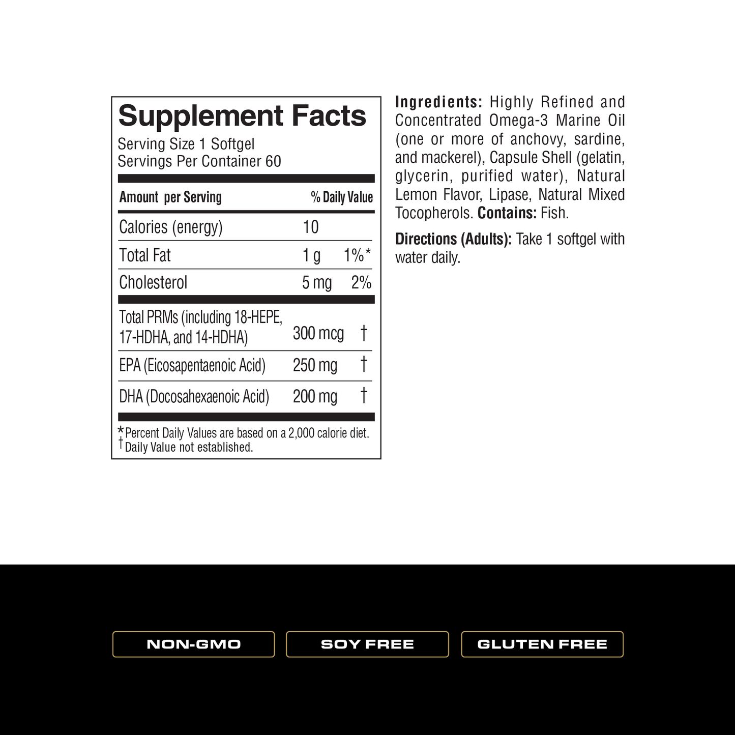 Spoken Pro Resolving Mediators + EPA/DHA 60ct