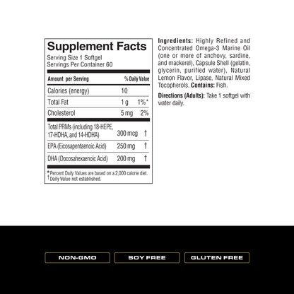 Spoken Pro Resolving Mediators + EPA/DHA 60ct