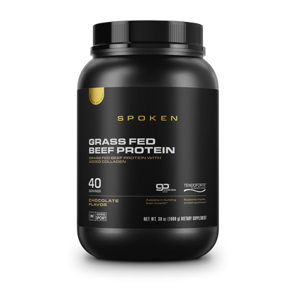 Spoken Grass Fed Beef Protein Chocolate 38oz