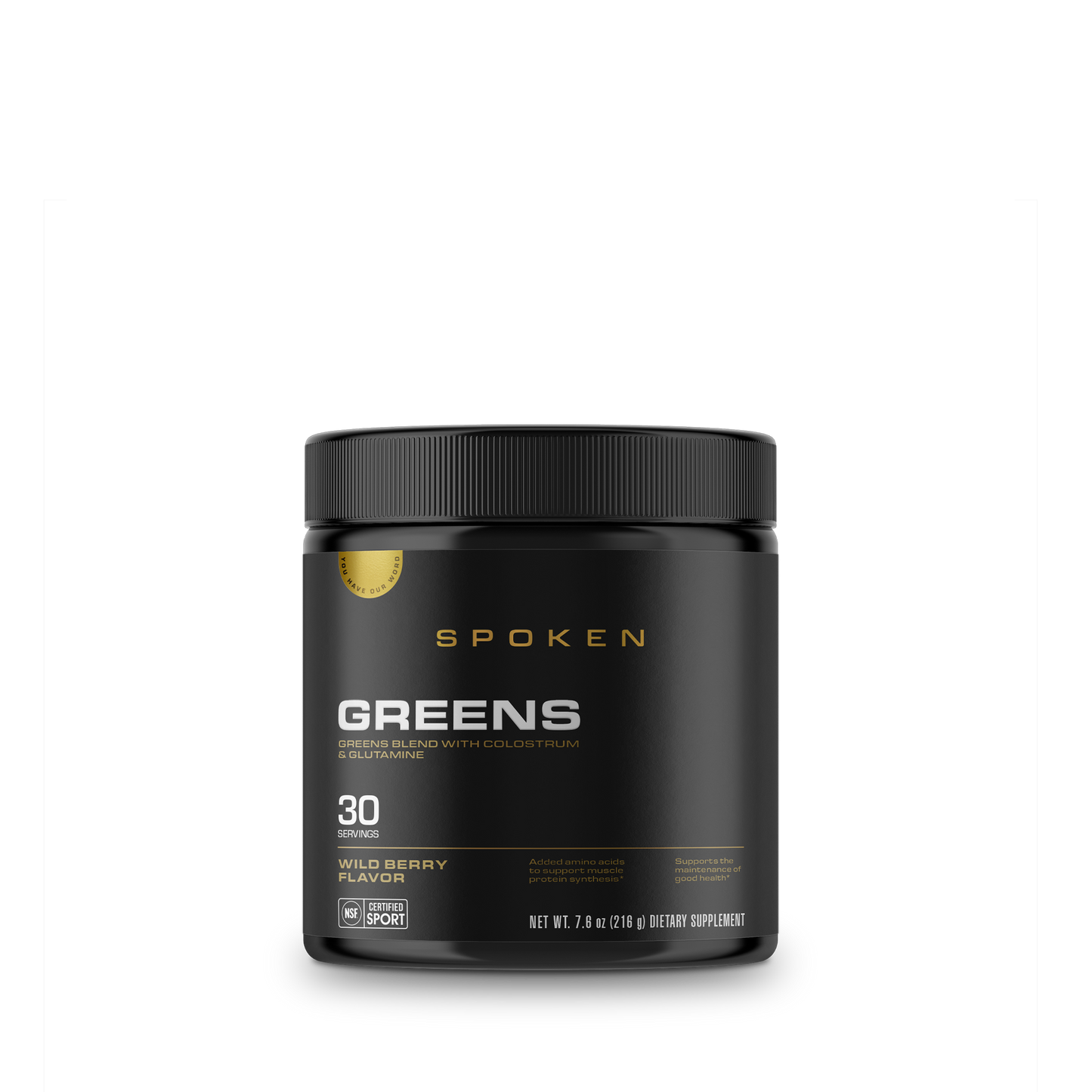 Spoken Greens 7.6oz - Berry Blast