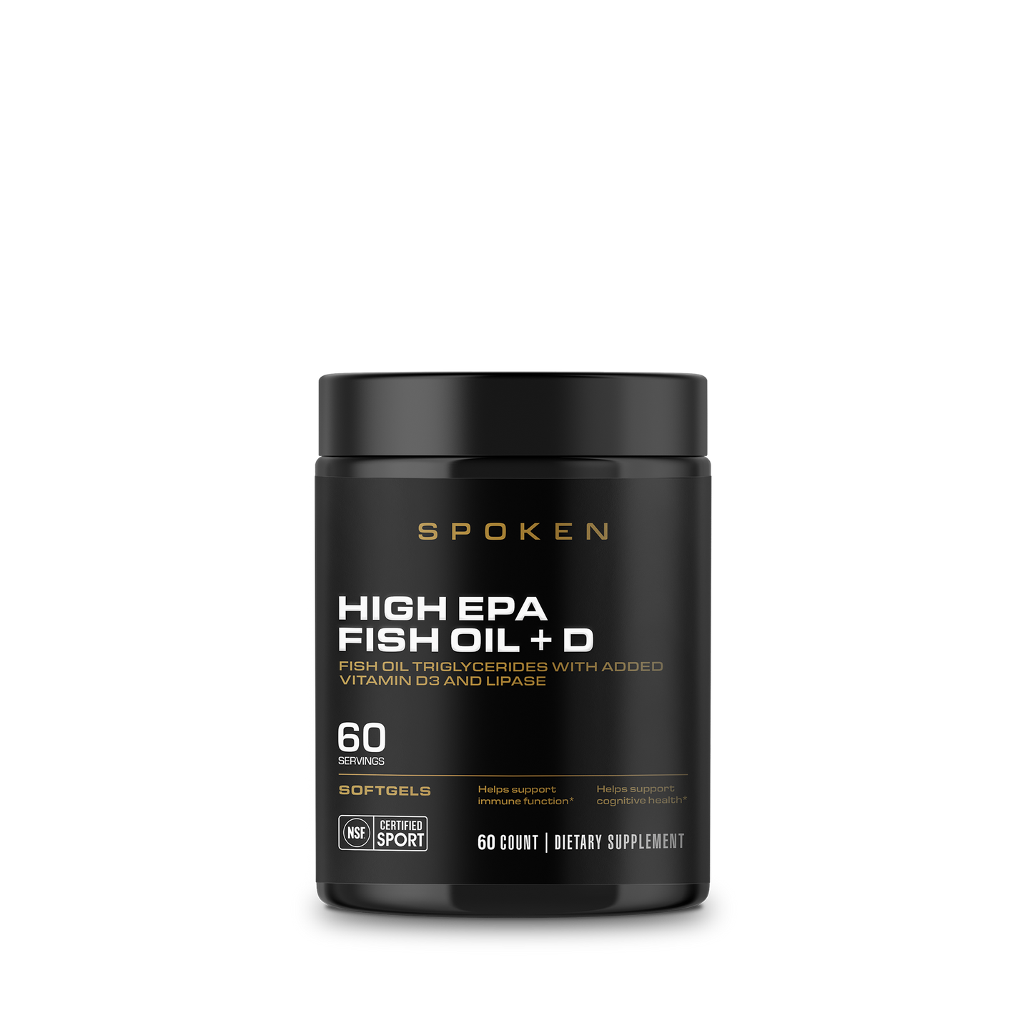 High EPA Fish Oil +D 60ct