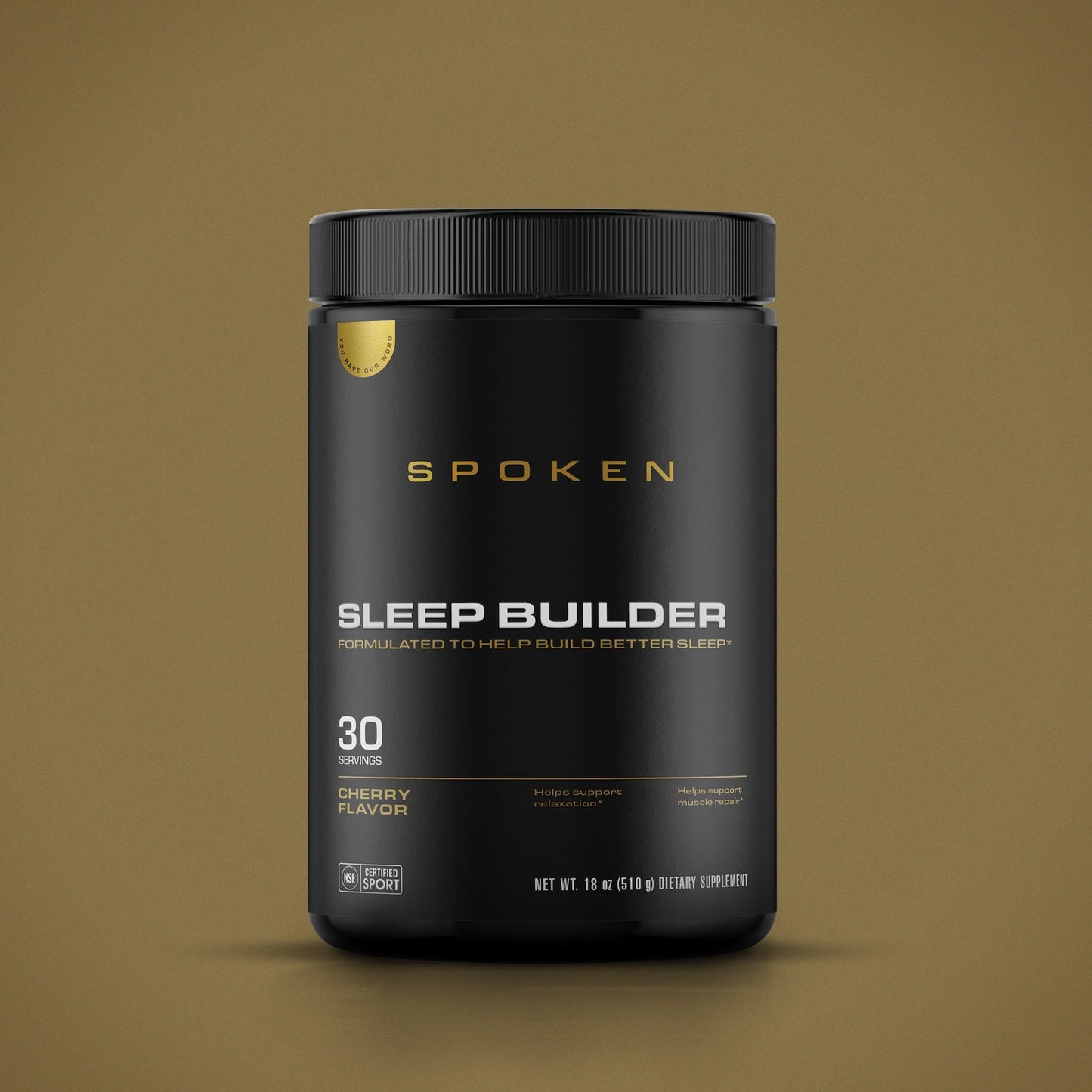 Spoken Sleep Builder 18oz - Cherry