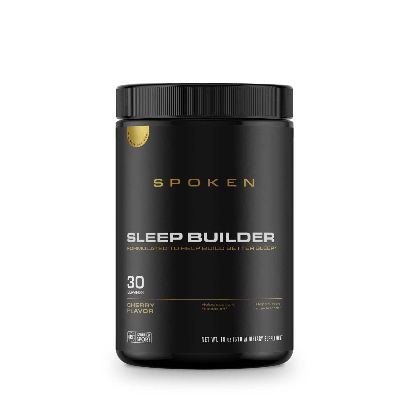 Spoken Sleep Builder 18oz - Cherry